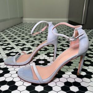 Rare Stuart Weitzman Nudistsong Light Blue Sz 9/39